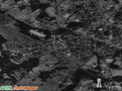 Inman Mills satellite photo by USGS