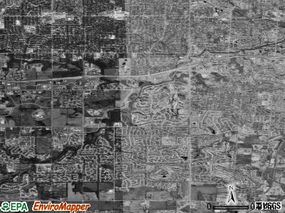 Leawood satellite photo by USGS