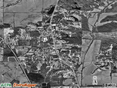 Plantersville satellite photo by USGS