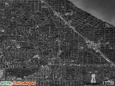 Wilmette satellite photo by USGS