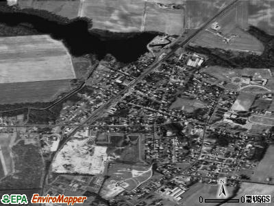 Wyoming satellite photo by USGS