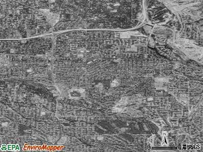 Cottonwood Heights satellite photo by USGS