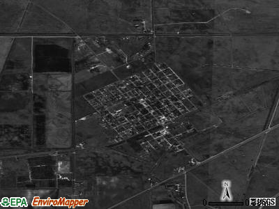 Markham satellite photo by USGS