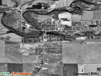 Colfax satellite photo by USGS