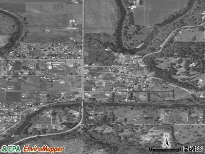 Siletz satellite photo by USGS