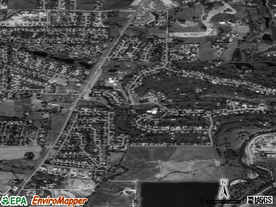 Columbine Valley satellite photo by USGS