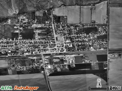 Sutherland satellite photo by USGS