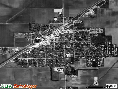 Blue Mound satellite photo by USGS