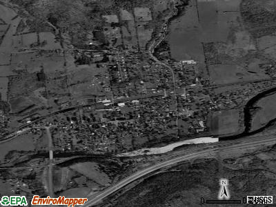 Unadilla satellite photo by USGS