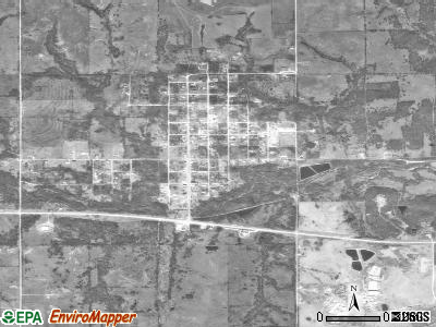 Boley satellite photo by USGS