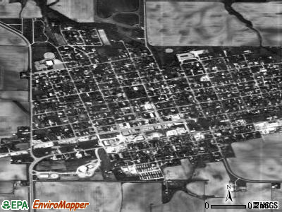 Windsor satellite photo by USGS