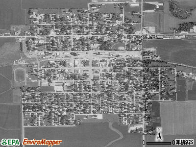 Paullina satellite photo by USGS