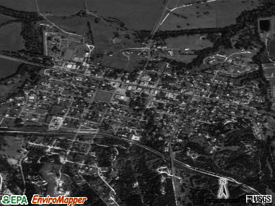 Valley Mills satellite photo by USGS