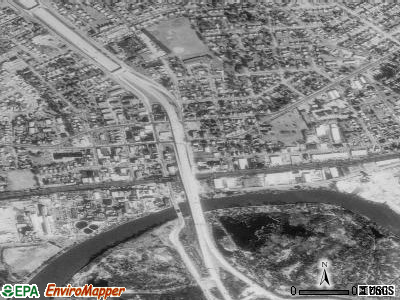 Newport satellite photo by USGS