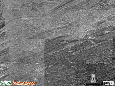 Oak Ridge satellite photo by USGS
