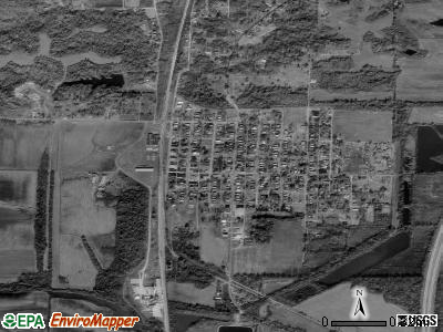 Afton satellite photo by USGS