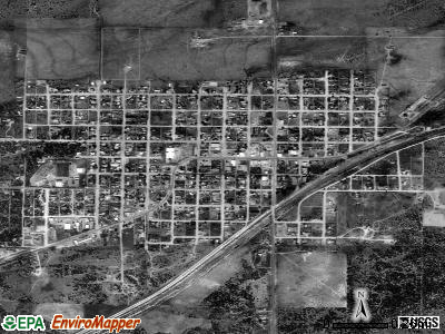 Mountainair satellite photo by USGS