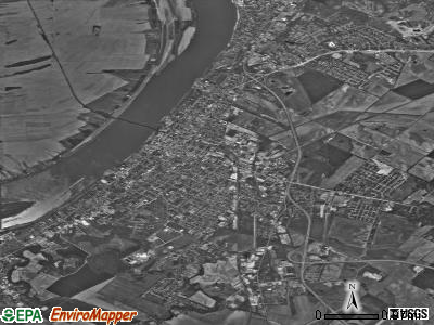 Henderson satellite photo by USGS