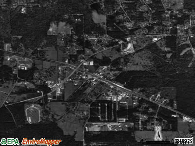 Magnolia satellite photo by USGS