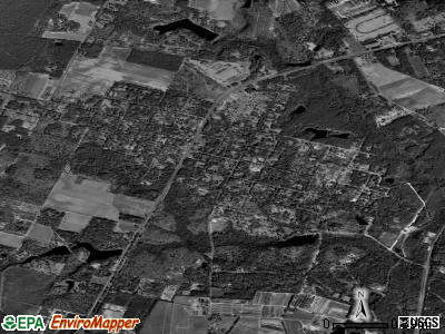 Pinebluff satellite photo by USGS