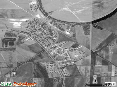 Metcalfe satellite photo by USGS