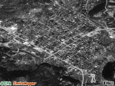 Milford satellite photo by USGS