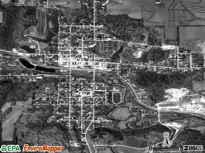 Woodville satellite photo by USGS