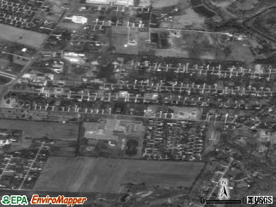 Hebron Estates satellite photo by USGS