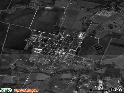 Paint satellite photo by USGS