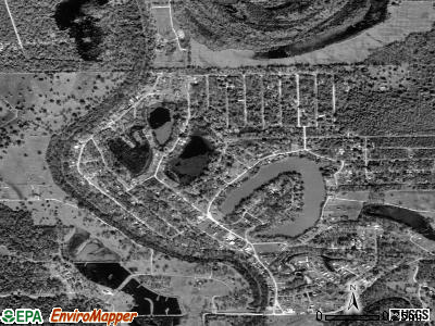 Holiday Lakes satellite photo by USGS