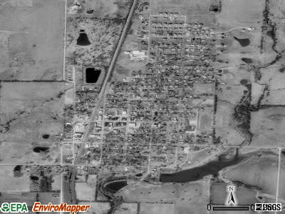 Drexel satellite photo by USGS