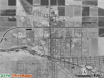 Calexico satellite photo by USGS