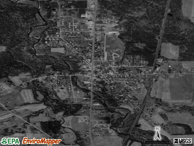 Pound satellite photo by USGS