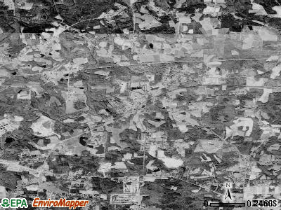 Woodsville satellite photo by USGS