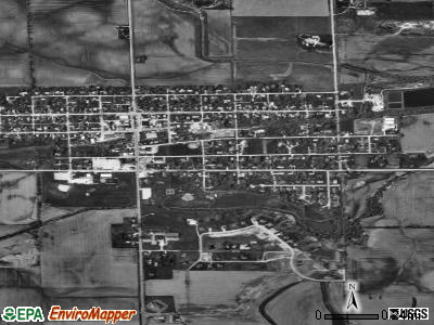 Durand satellite photo by USGS