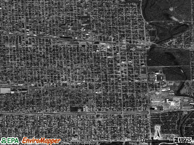 Maywood satellite photo by USGS