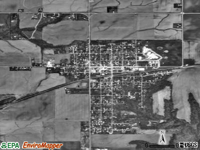 Lakeview satellite photo by USGS