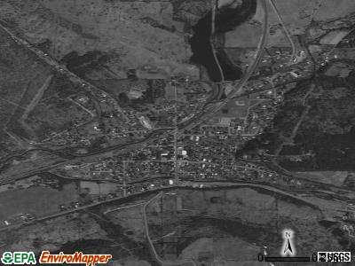 Andover satellite photo by USGS