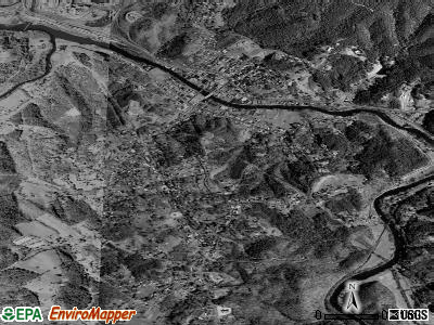 McCaysville satellite photo by USGS