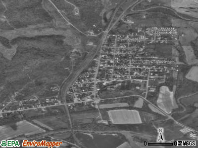 Chauncey satellite photo by USGS