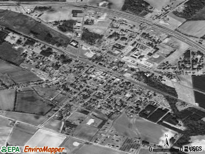 Princeton satellite photo by USGS