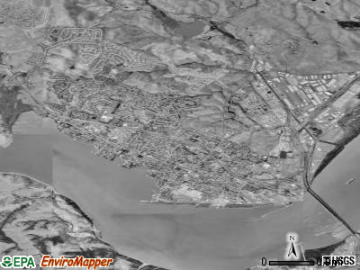 Benicia satellite photo by USGS