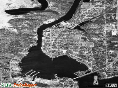Saugatuck satellite photo by USGS