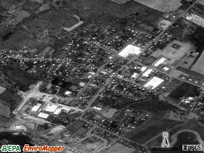 Bally satellite photo by USGS