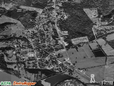 Campti satellite photo by USGS