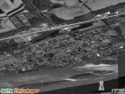 Almedia satellite photo by USGS
