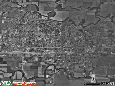 Emporia satellite photo by USGS