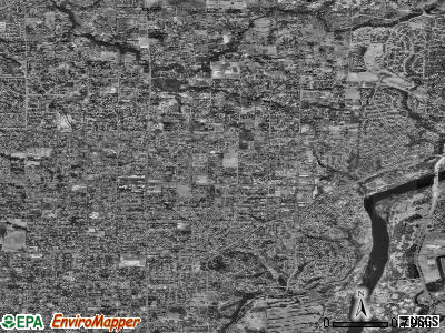 Orangevale satellite photo by USGS