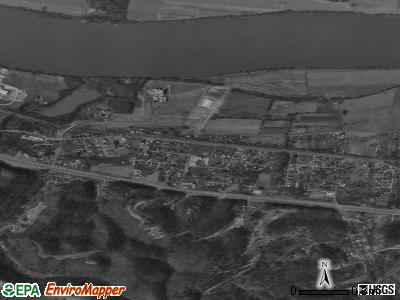 Wurtland satellite photo by USGS