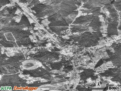 Prosperity satellite photo by USGS